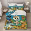 3Pcs Italian Brainrot Coloring Book Duvet Cover Set - Ultra-Soft And Comfortable Duvet And Pillowcases Available In Various Size