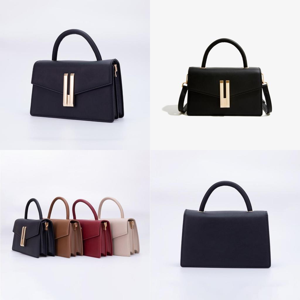 Pu Women's Bag New Cross-border Foreign Trade Sling Bag Female Small Bag Lady Single Shoulder Bag Small Square Bag L2433