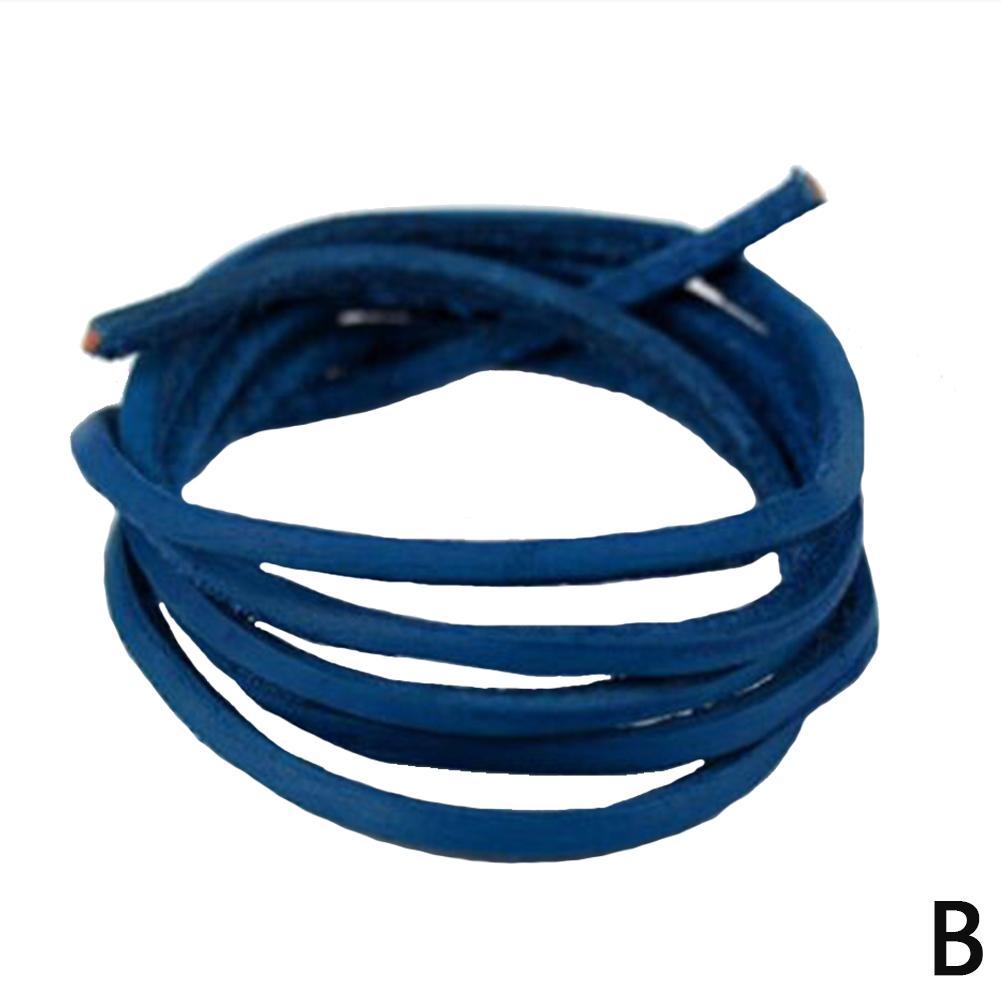 1,2 M Leder Schnürsenkel Mode Für Casual Schuhe Leder Persönlichkeit Kostenloser Trend Schnürsenkel Schneiden Le E0L4