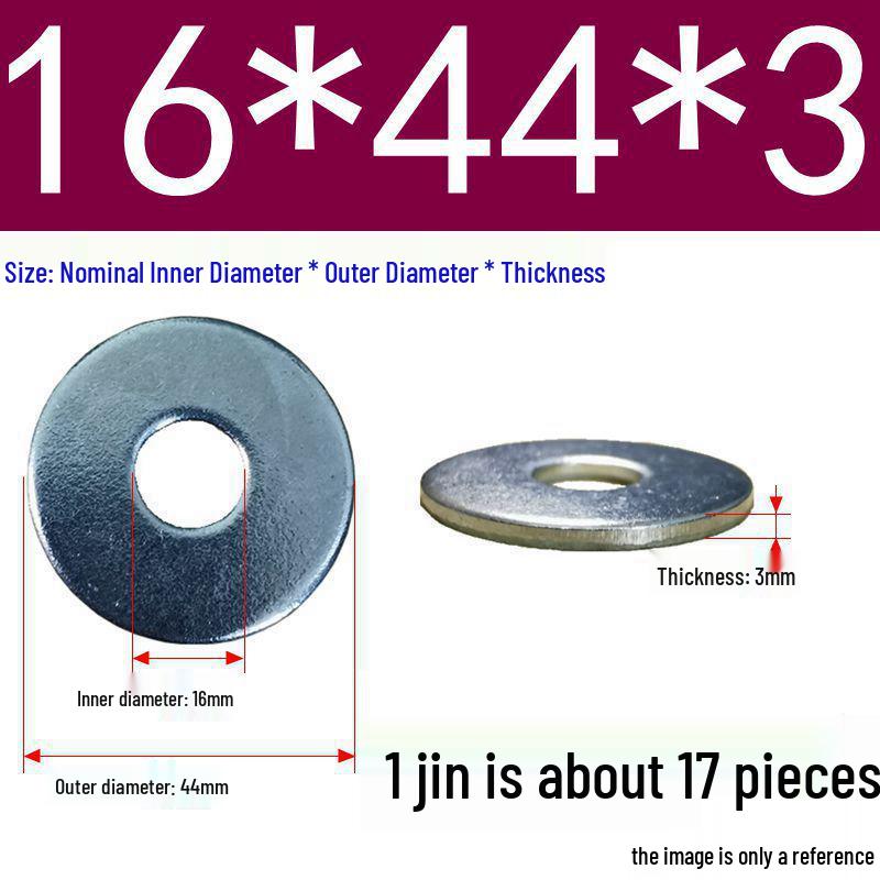 Galvanized Oversized Metal Washers M3-M60