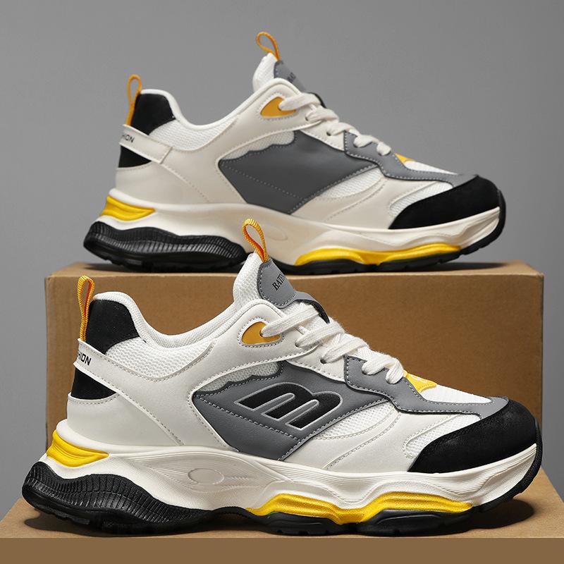 

Large size fashion dad shoes Paris 5XL versatile retro platform sports casual shoes men s trendy running shoes 44