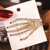 1Pc Punk Style Skull Claw Hand Bone Hair Clips Alloy Hairpins Headband Barrettes