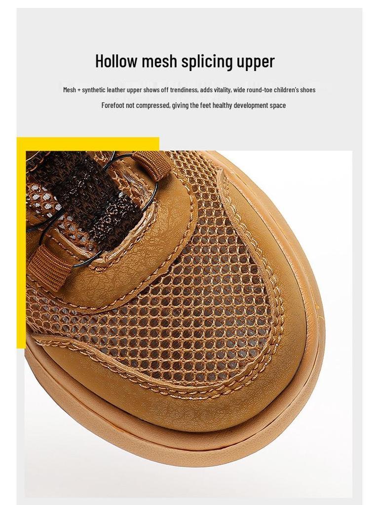 Bobodou Atmungsaktive Mesh-Sportschuhe für Kinder - Lässige Sneakers mit weicher Sohle für Jungen & Mädchen für 2025