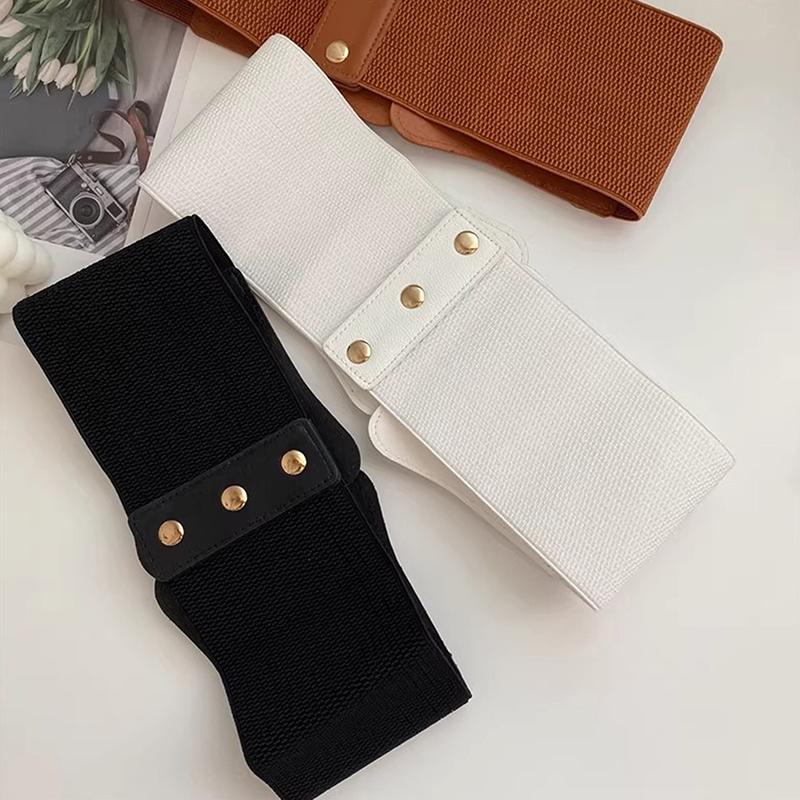 Elastic Wide Corset Belts For Women Waist Plus Size Belt Female Dress Waistband Big Stretch Cummerbunds Clothes Accessory