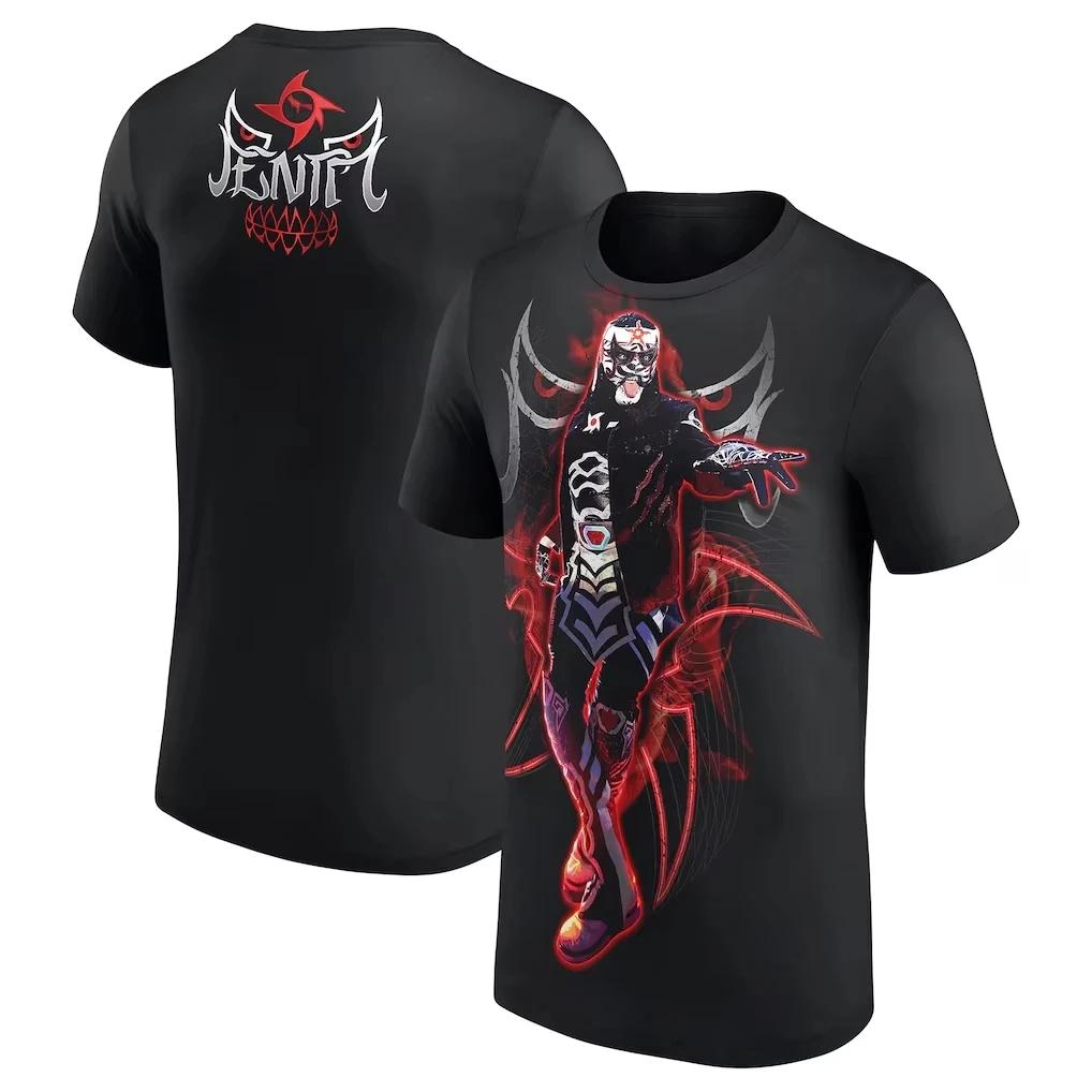 Penta Portrait Graphic Men s Wrestling Fever T-shirt 42 Popular 3D Printed Short Sleeve Top Summer Casual Fashion Personalized Round Neck Clothing XXS