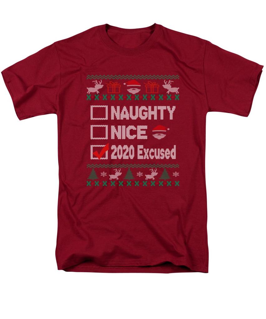 Buy Men Premium Cotton ugly sweater christmas Print Tees Funny Harajuku Style Combed Cotton