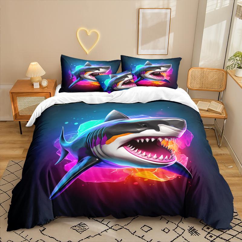 

Модная технология печати, 3D цифровая печать, постельное белье, пододеяльники, наволочки, комплекты из трех предметов 90 * 200 two-piece set