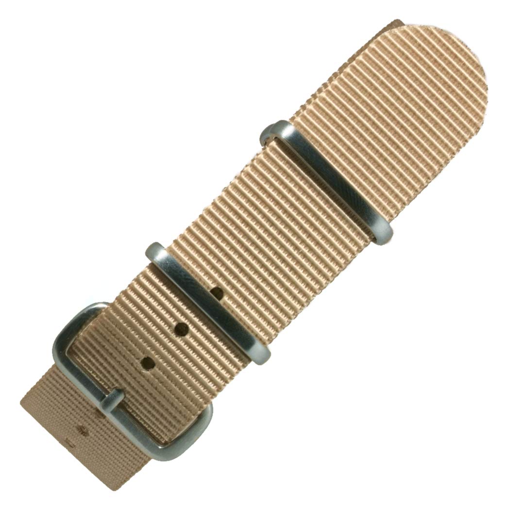 

Time+ NATO G10 Ballistic Nylon Watch Strap, Military Band 22mm