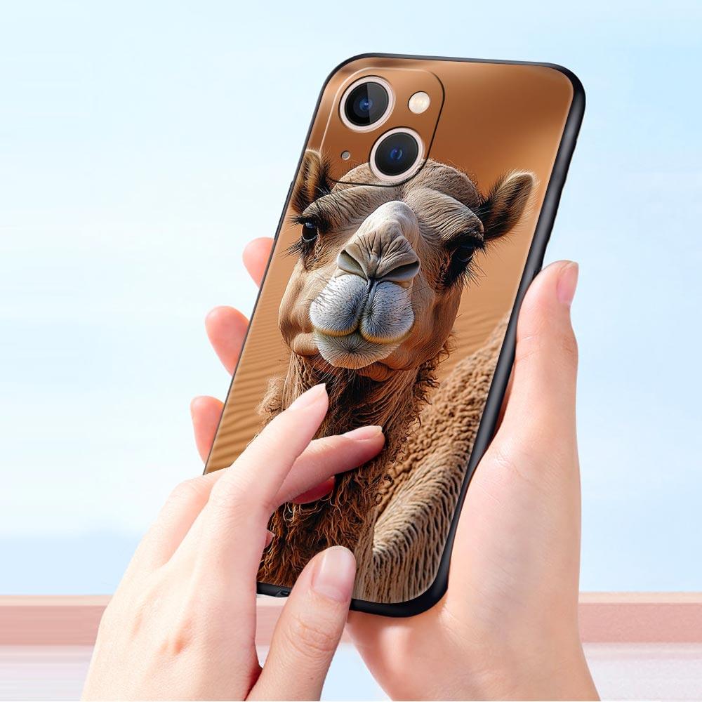 Animal Camel Phone Case Cover for iPhone 17 16 15 14 13 12 Pro Max 11 Pro Max 17 AIR Plus Shockproof Soft TPU Shell Fundas Bags