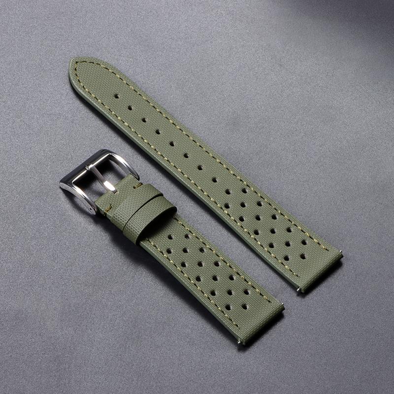 Premium Qualität Nylon Segeltuch Uhrenarmband 18mm 20mm 22mm Band Wasserdichte Stoffbänder Schnellverschluss Armband Gürtel Zubehör