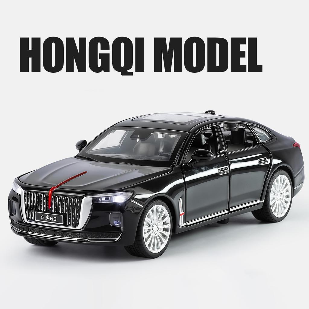 1:32 HongQi H9 Alloy Model Car Toy Diecasts Metal Casting Sound and Light Car Toys For Children Vehicle