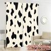 2D Flat Printing  JIT 2pcs   Curtains (Without Rod) Cowprint Curtains Popular Print Curtains Versatile Polyester Curtains