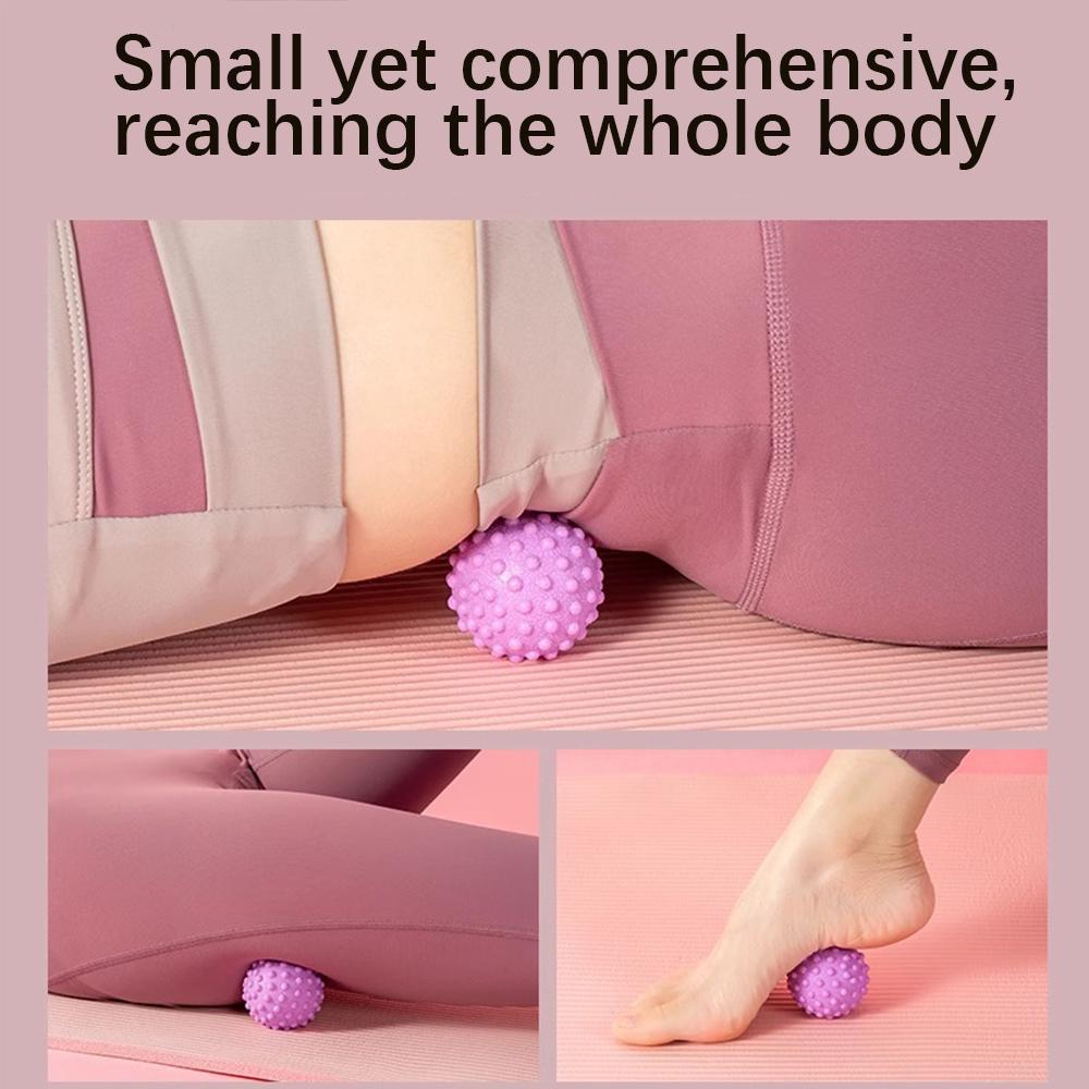 Fascia Ball Foot Plantar Fascia Relaxation Massage Ball Posture Correction for Yoga Fitness, Pilates, Running Muscle Massage