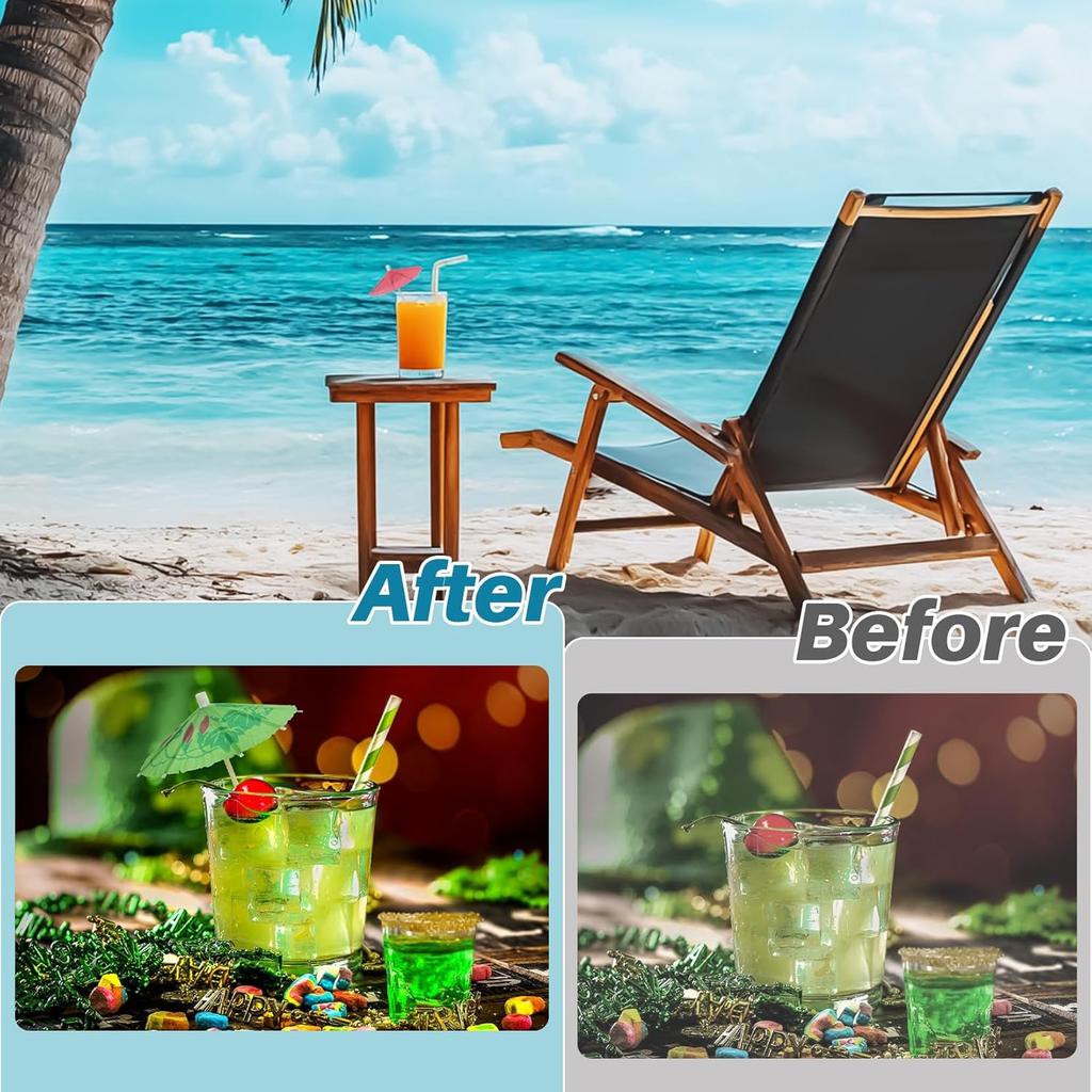 Cocktail Umbrellas - 50PACK Drink Umbrellas for Drinks, Paper Mini Umbrella for Drinks Hawaiian Cupcake Toppers Cocktail Garnishes Colorful Paper