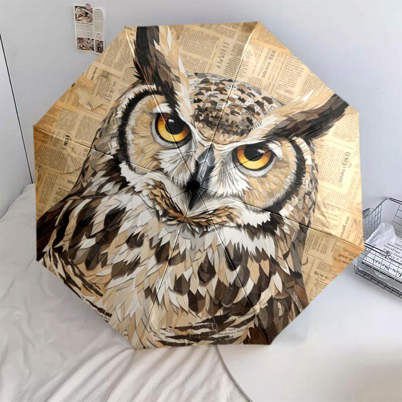 

Stickerbird Pattern Pattern New Style Umbrella, 1 Piece Automatic Folding Umbrella, Portable Travel Umbrella, Outdoor Umbrella, Birthday Gift