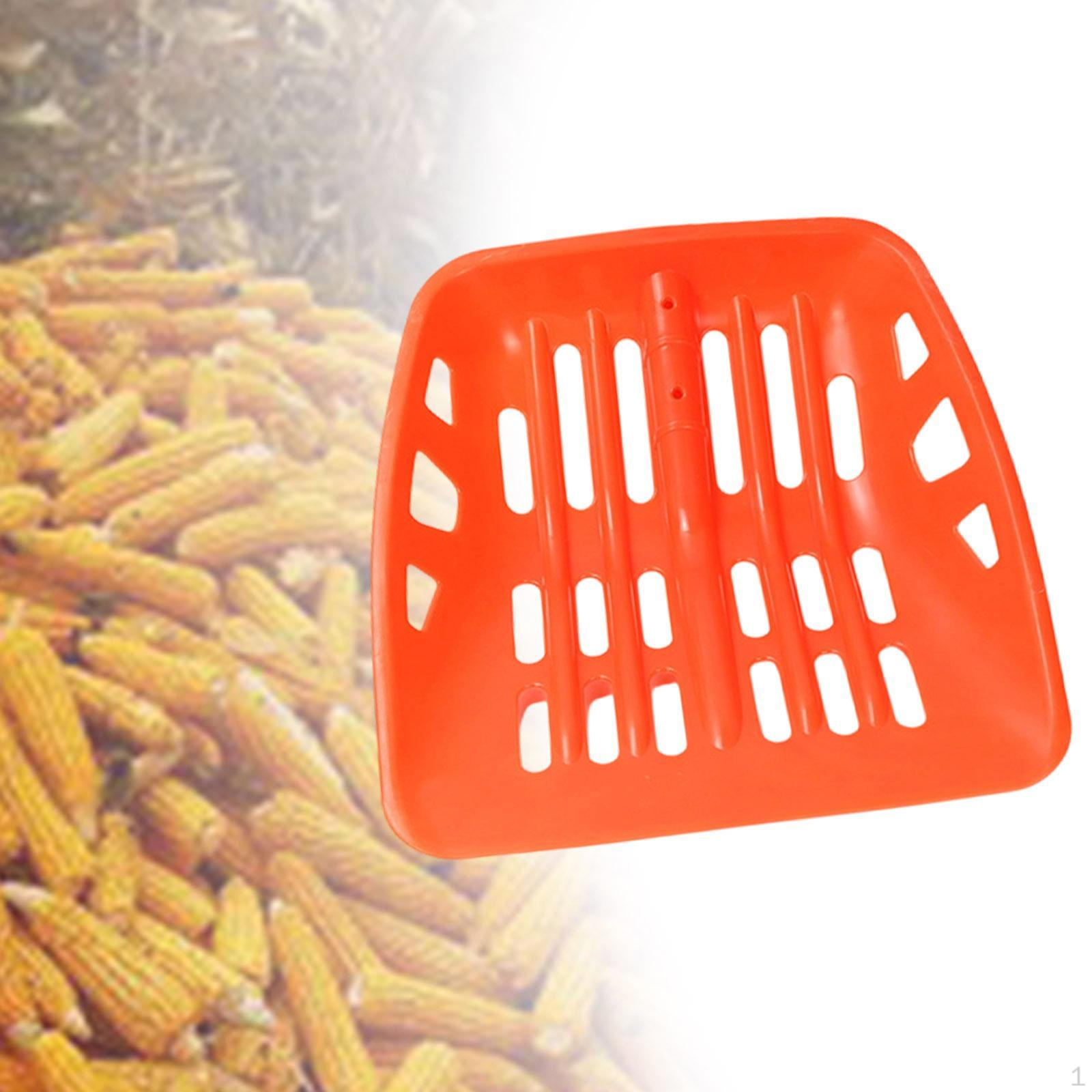 

Sifting Scoop Chicken Scooper Head Sand Sifter Sewer Cleaner for Cleaning Garden Outdoor оранжевый