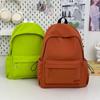 New Backpack Ins Style Fashion Anti-theft Solid Color High Value Casual Backpack Large Capacity Student Bag