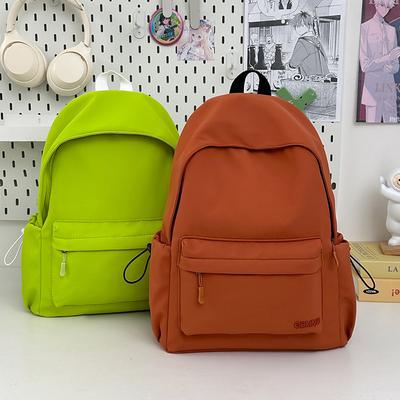 Neuer Rucksack im Ins-Stil, modisch, Diebstahlschutz, einfarbig, hoher Wert, lässiger Rucksack, große Kapazität, Schülertasche