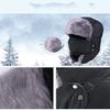 Neue Winter Outdoor Winddichte Mütze Modische Pelzmütze Fahrradkappe