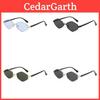 Stylish Hexagon Sunglasses With Metal Frame Uv400 Sun Protection For Outdoor Activities And Parties