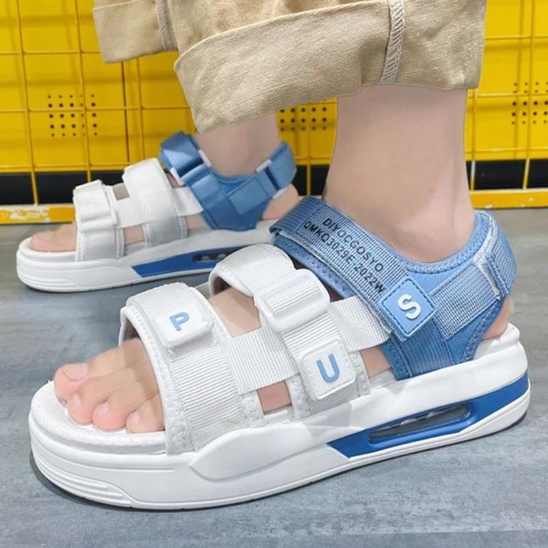 Fashion Height Men's Sandal Non-slip Breathable with Platform Luxury 2025 Clearance Sale Open Toe In Welcome Deal On Offer Pvc Male Shoe