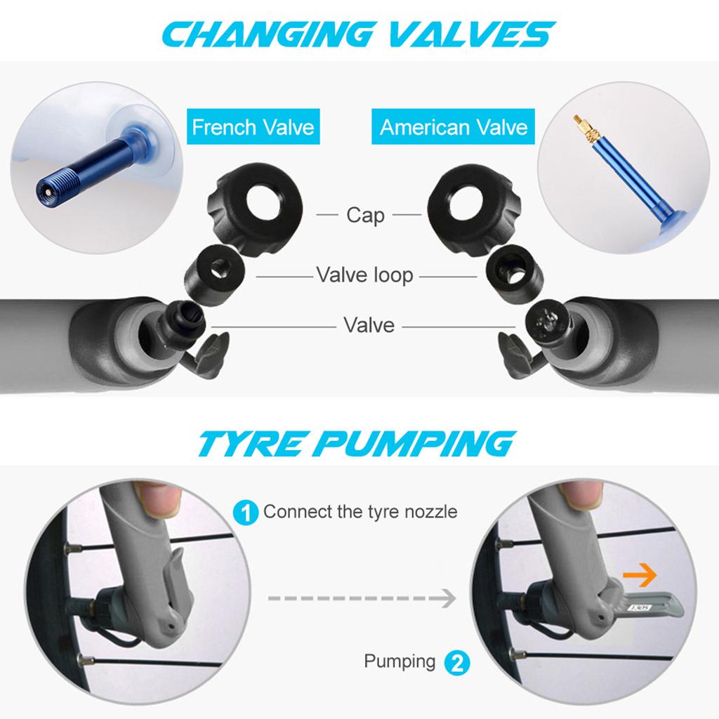 Bike    Kit Portable     ing Tools Kit Box Tire Fixing Kit Bag with Tire Pump Multifunctional Tools Tire Tube Patches