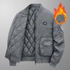 Men's Casual Thick Jacket, Warm Pilot's Top, Men's Autumn and Winter Clothing, Thick Cotton Clothes