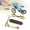 Crianças Meninos Brinquedo Miniatura Bicicleta de Dedo Skate Vitality Board Scooter Conjunto