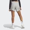 Adidas Lounge Casual Shorts Women's Gray Moderate HZ1604