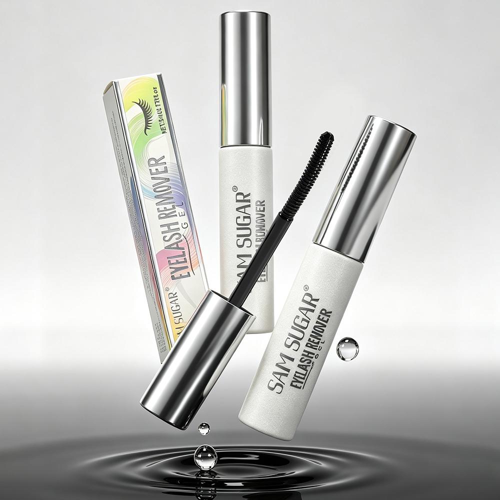 Escova Espiral Gel Removedor de Extensão de Cílios Não Irritante Sem Álcool Dissolve Rapidamente Cola de Cílios Removedor de Maquiagem para Olhos Suave para Cílios Postiços