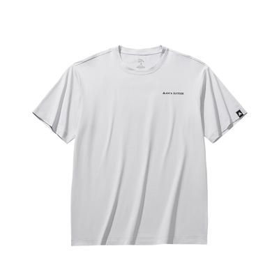 Outdoors Short Sleeve Knitted T-Shirt Summer 2026 Unisex Tops White-Mist-Gray 972626101-5