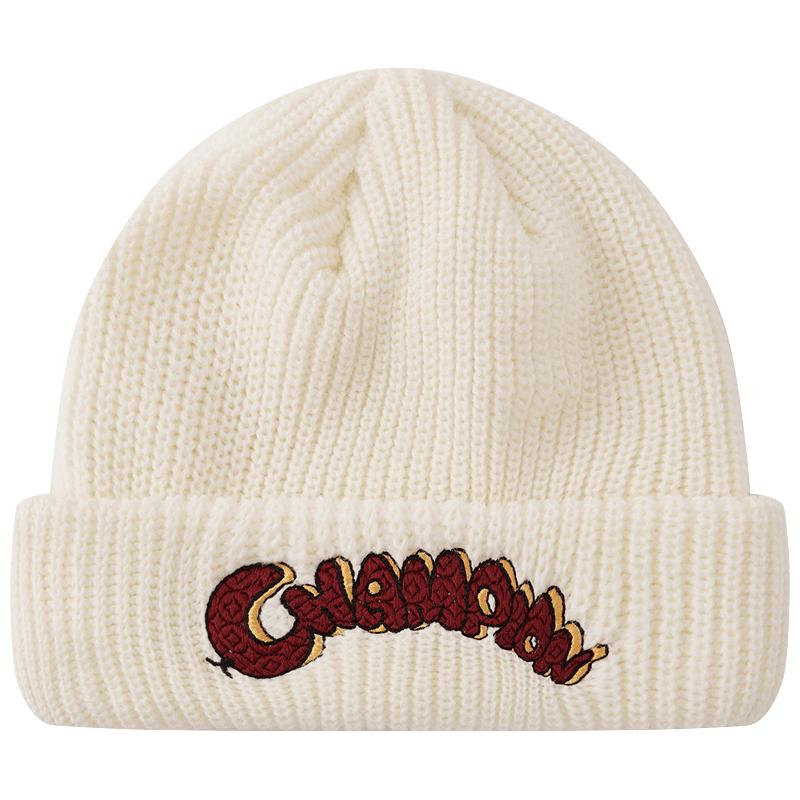 Champion Kids Embroidered Snake Logo Beanie One Size