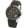 Salvatore Marra Herren Quarzuhr Chronograph buSineSS Schwarz PGbk Rosa G
