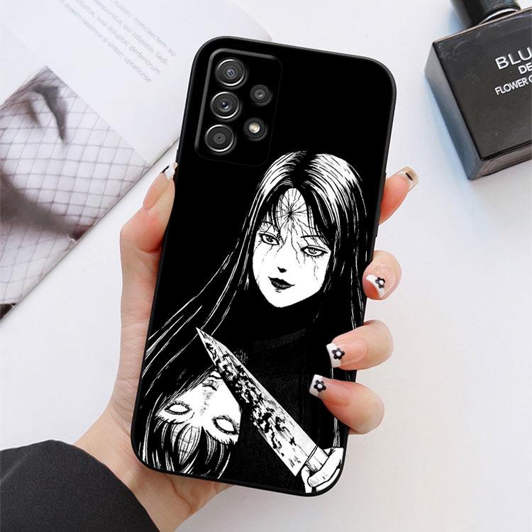 Comic T-Tomies Junjis Ito Phone Case For Samsung Galaxy S24 FE S25 Ultra A03 A04 A05 A06 A12 A13 A16 A26 A35 A36 A56 A55 Cover