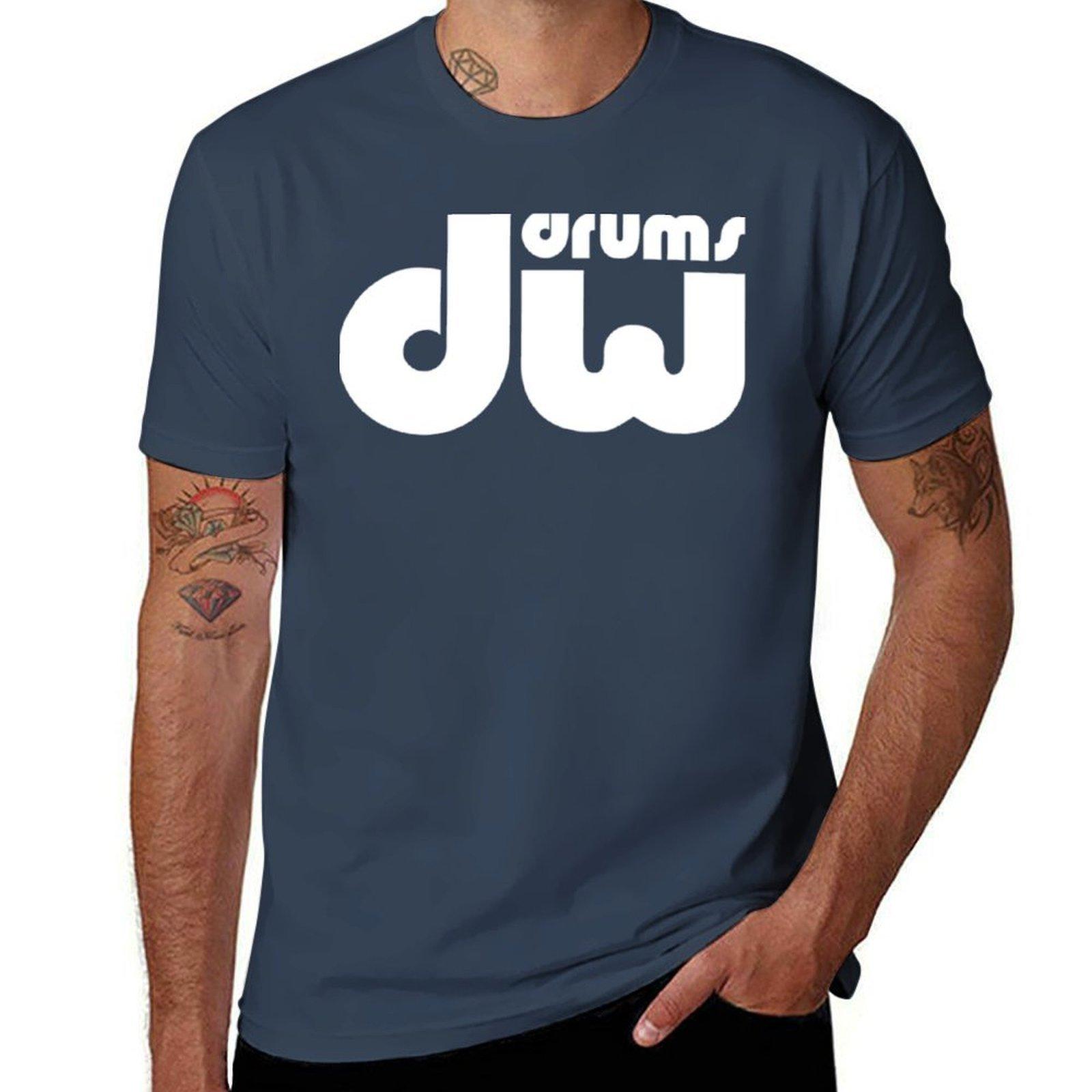 DW Drums TShirt Vintage Style Printed Top S