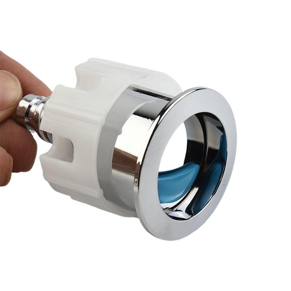Toilet Button Silver Toilet Push Button Water Tank Button