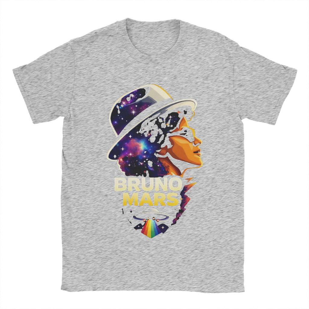 Bruno Mars Rapper T Shirts for Unisex Cotton Funny TShirts O Neck  Tees Short Sleeve Clothes Gift Idea