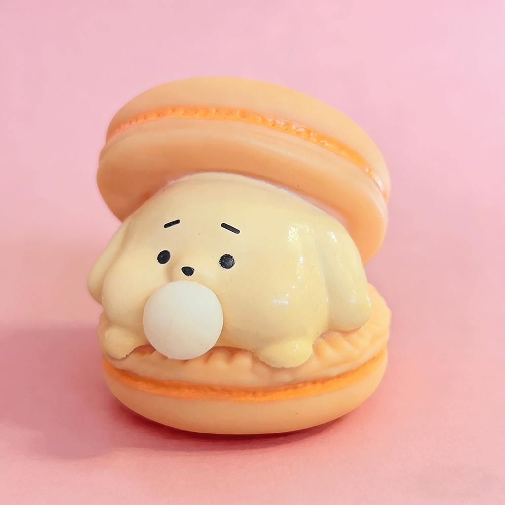 Frog Animal Spit Bubble Burger Stress Relief Pinch Children's Sensory Toy Anti-stress Relief Squishy Toy Funny Vent Squeeze Toy