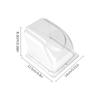 ABS Doorbell Rain Cover,Transparent Doorbell Waterproof Cover Weatherproof Protector Doorbell Attachment Durable