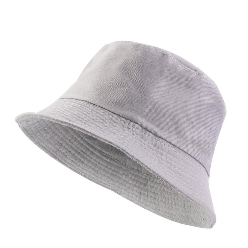 New Unisex Solid Foldable Bucket Hat Outdoor Sunscreen Hat  Panama Bob Hip Hop Caps Sunhat Outdoor Beach Fisherman Cap for Women