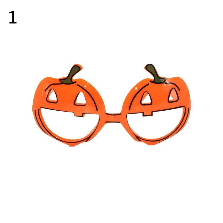 1 Piece of Halloween Glasses Creative Novelty Funny Glasses Pumpkin Skull Spider Web Scary Eyeballs Scary