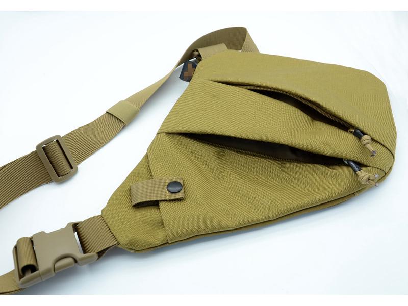 Men's Anti-Theft Crossbody Bag: Single-Shoulder, Multi-Functional Tactical Chest and Waist Bag for Outdoor Leisure.