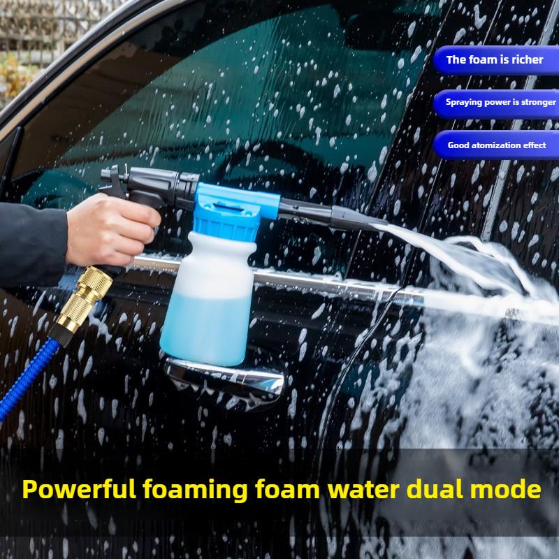 Foam Cannon for Hose Garden Foaming Sprayer 1L Handheld Pressurized Soap Foam Cannon Garden Hose Washer Accessories for Men