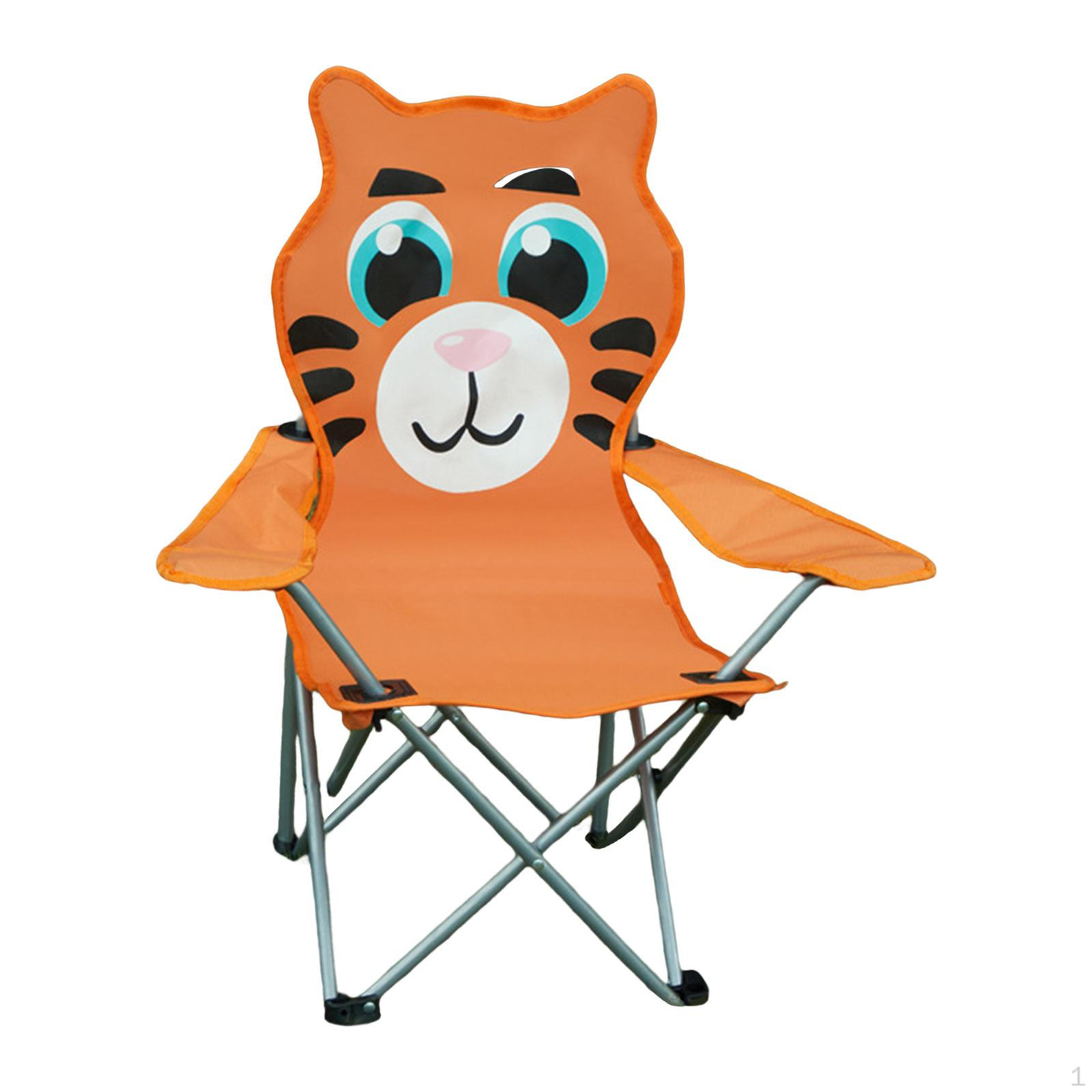 

Kids Folding Camping Chair Beach Lightweight Oxford Mat Foldable Camp Lawn Chairs Yellow
