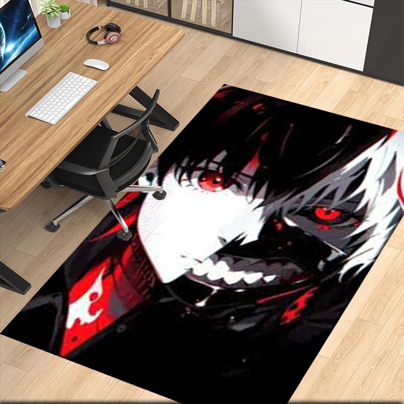 Tokyo Ghoul Printed Carpet, for Office Chair Living Room Bedroom Kitchen Room Decor Gifts.