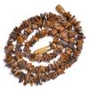 Natural Tiger Eye Gemstone Uncut Smooth Beads Necklace 5-8 Mm 17" UB-8391 UB-8391