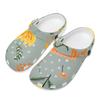 Unisex EVA Garden Shoes Color Print Quick Dry Breathable Slip On Garden Yard Home Bathroom Casual Walking Beach Sandals Home Use