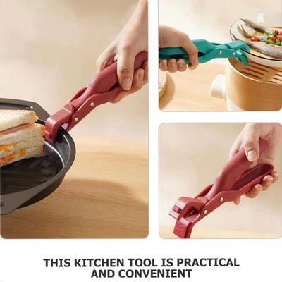 Kitchen Heat Resistant Bowl Clip Anti-Scalding Dish Gripper Non-Slip Tool for Hot Plates BowlsMicrowave Oven Cooking Accessories