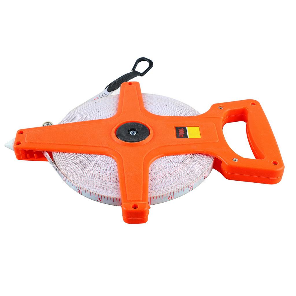 Fiberglass Measuring Tape Retractable Erosion Proof Foldable Long Measure 100meter
