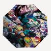 1pc My Hero Academia Boku No Hero Academia Outdoor Umbrella Automatic Opening and Closing Umbrella Portable Three-Fold Design with 8 Iron Ribs Suitabl